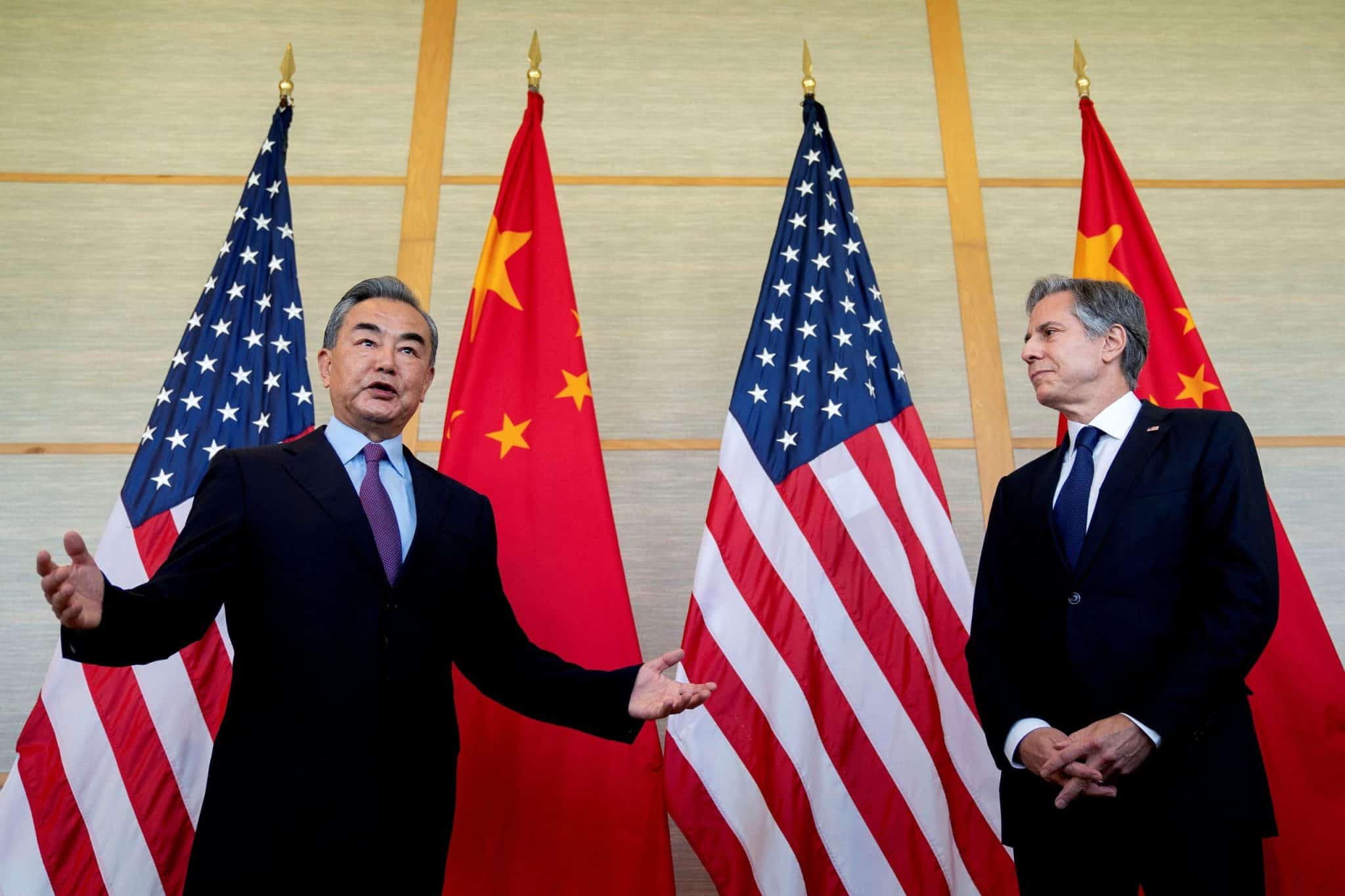 US Secretary of State Antony Blinken meets Chinese Foreign Minister Wang Yi during a meeting in Nusa Dua, Bali