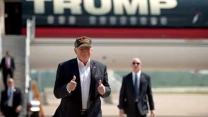 GOP Presidential Candidate Donald Trump Campaigns In Western Pennsylvania