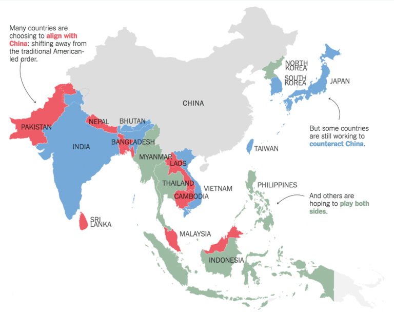 中国是如何在亚洲挑战美国主宰地位的？