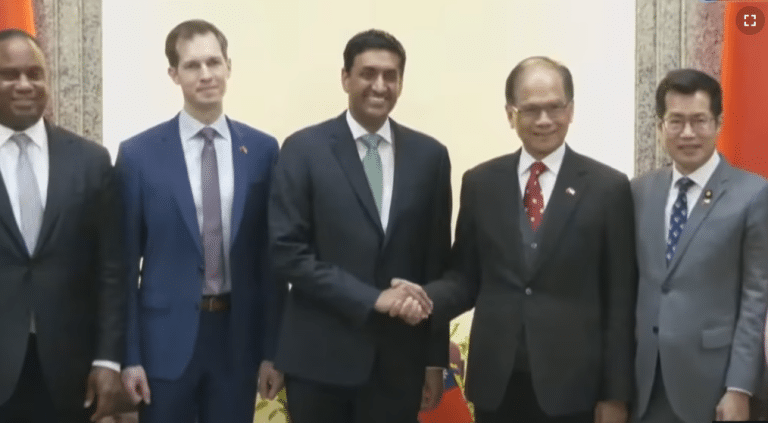 台湾立法院长游锡堃会见美国会议员代表团