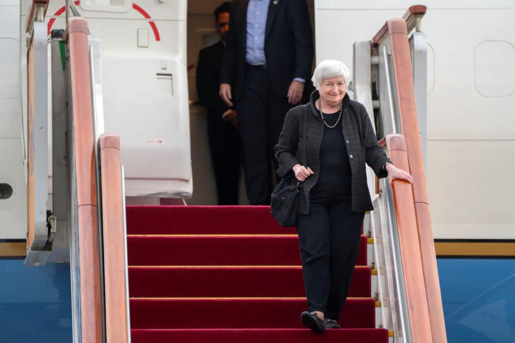 U.S. Treasury Secretary Janet Yellen visits China