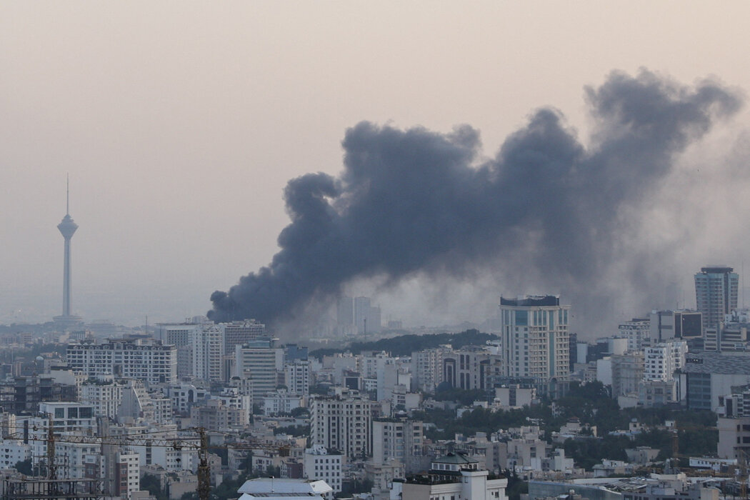 Israeal attack Teheran1