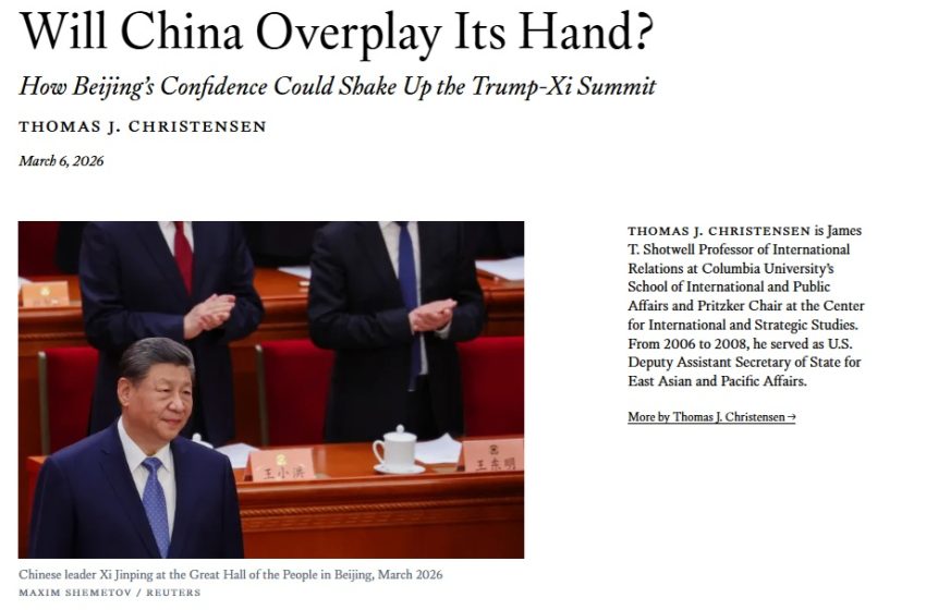  柯庆生：中国会弄巧成拙吗？
