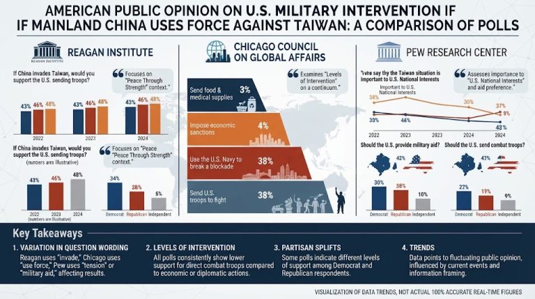 从三个民调看美国协防台湾的民意